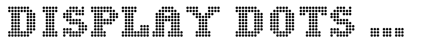 Display Dots Two Serif